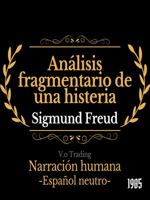 cover image of Análisis fragmentario de una histeria